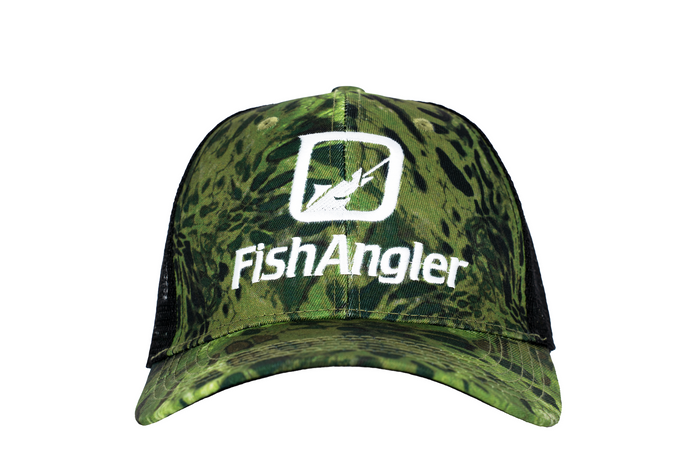 FishAngler Camo Hat - Green