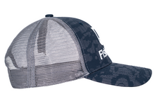 FishAngler Camo Hat - Gray/Blue